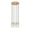 Z-Lite Beau Chandelier, 11-Light, 24 In.W x 12.75 In.H, Rubbed Brass/Clear 740P-11R-RB - alternate 7